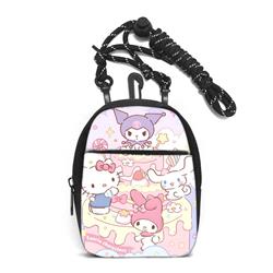 Kuromi anime messenger bag 13*10*4cm