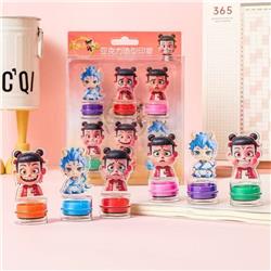 Ne zha anime seal 6 pcs a set