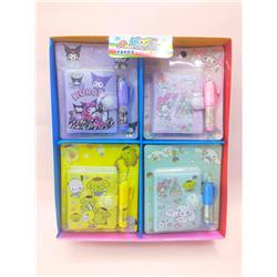 Kuromi anime notebook with pen set 24 pcs a set
