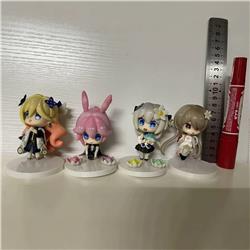Honkai: Star Rail anime figure 8.5cm 4 pcs a set