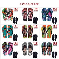 chainsaw man anime flip flops shoes slippers a pair