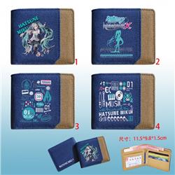 Hatsune Miku anime wallet