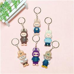 Labubu anime keychain