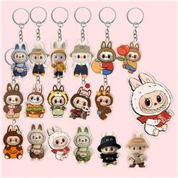 Labubu anime keychain