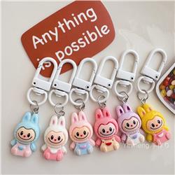 Labubu anime keychain