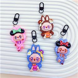 Labubu anime keychain