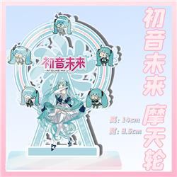 Hatsune Miku anime ferris wheel 10*14cm