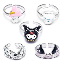 Kuromi anime ring