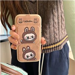 Labubu anime flip fold phone case