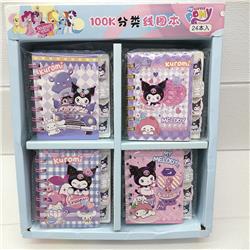 Kuromi anime notebook 24 pcs a set