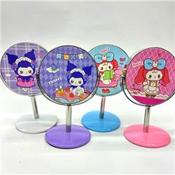 Kuromi anime Rotating makeup mirror 4pcs a set
