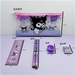 Kuromi anime stationery set 10 pcs a set