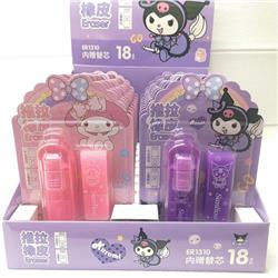 Kuromi anime eraser 18 pcs a set