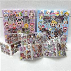 Labubu anime stickers 100pcs a set price for 2pcs