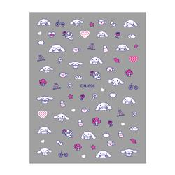 Kuromi anime 3D nail sticker