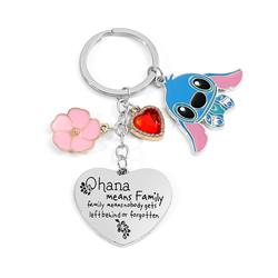 stitch anime keychain