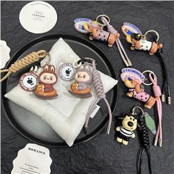 Labubu anime keychain