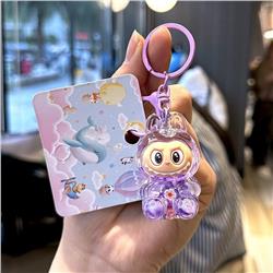 Labubu anime keychain