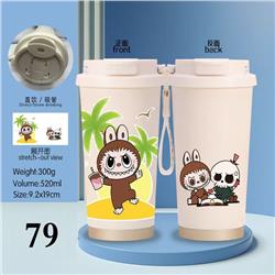 Labubu anime coffee cup