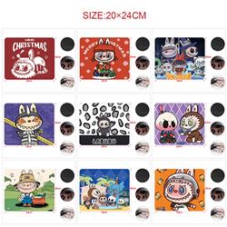 Labubu anime Mouse pad 24*20cm 5pcs a set