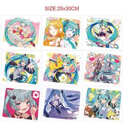 Hatsune Miku anime Mouse pad 25*30cm