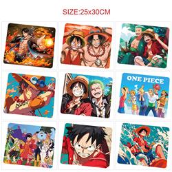 One Piece anime Mouse pad 25*30cm