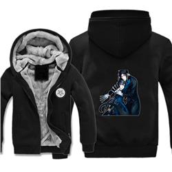 Kuroshitsuji anime thick hoodie