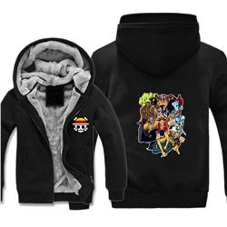 One Piece anime thick hoodie