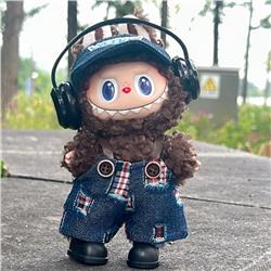Labubu anime 17cm doll change clothes set