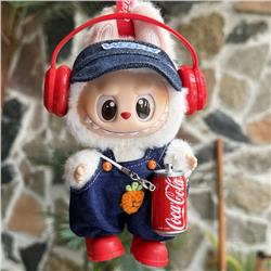 Labubu anime 17cm doll change clothes set