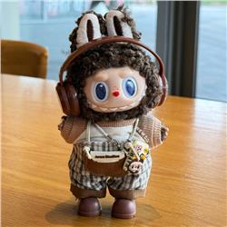 Labubu anime 17cm doll change clothes set