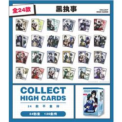 Kuroshitsuji anime card 24pcs a set