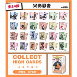 Naruto anime card 24pcs a set