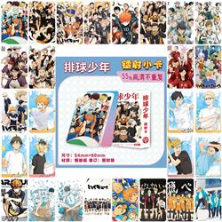 Haikyuu anime laser card 55pcs a set