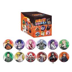 Naruto anime pin 10pcs a set 75mm