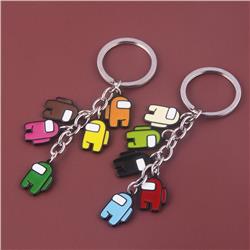Among Us anime keychain