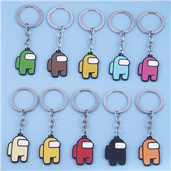 Among Us anime keychain