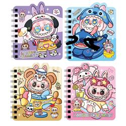 Labubu anime notebook 10*9cm 30 pcs a set