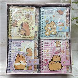 Capybara anime notebook 24pcs a set