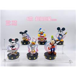 Disney anime figure 10.5cm 6pcs a set