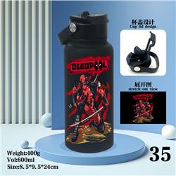 Deadpool anime vacuum cup