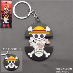 One piece anime keychain