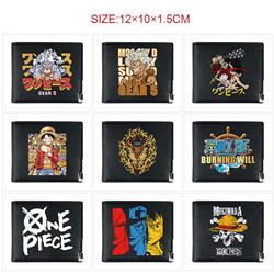 One piece anime wallet