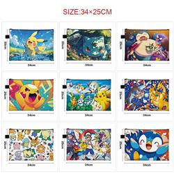 pokemon anime A4 file bag