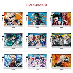 My hero academia anime A4 file bag