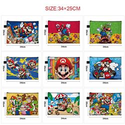 Super Mario anime A4 file bag