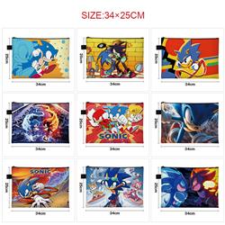 Sonic anime A4 file bag