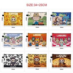 Labubu anime A4 file bag