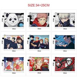 jujutsu kaisen anime A4 file bag