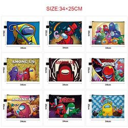 among us anime A4 file bag